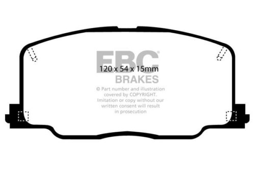 EBC Redstuff front brake pads for Toyota Celica, Toyota Solara