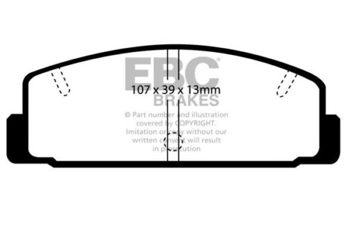 EBC Redstuff rear brake pads for Mazda 929