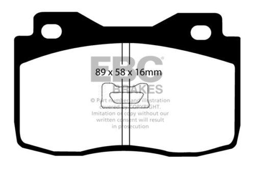 EBC Ultimax front brake pads for Fiat Fiorino