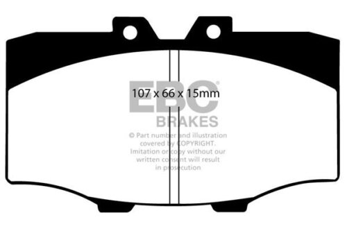 EBC Ultimax front brake pads for Toyota Land Cruiser
