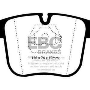 EBC Redstuff prednje kočione pločice za BMW 8
