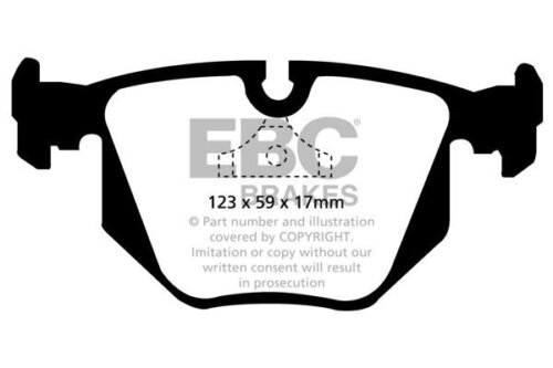 EBC Redstuff rear brake pads for BMW 5