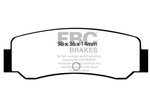 EBC Ultimax rear brake pads for Toyota Corolla