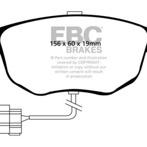 EBC Redstuff prednje kočione pločice za Ford Sierra
