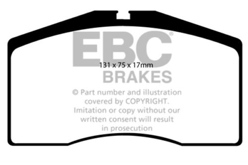 EBC Redstuff front brake pads for Porsche 911, Porsche 928