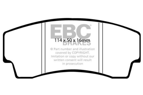 EBC Yellowstuff front brake pads for Noble M12