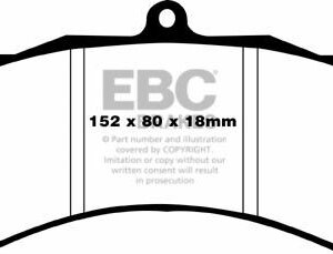 EBC Yellowstuff front brake pads for Spyker C8