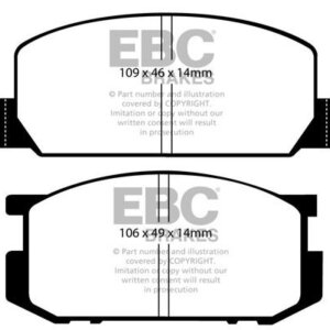 EBC Ultimax front brake pads for Toyota Carina II