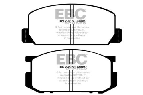 EBC Ultimax front brake pads for Toyota Carina II