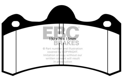 EBC Yellowstuff rear brake pads for Noble M12