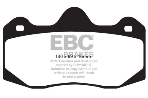 EBC Yellowstuff rear brake pads for Aston Martin Vanquish