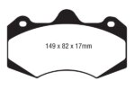 EBC Yellowstuff front brake pads for McLaren 12C, McLaren 540C
