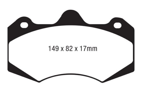 EBC Yellowstuff front brake pads for McLaren 12C, McLaren 540C