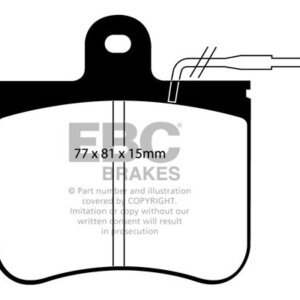 EBC Ultimax front brake pads for Citroën Axel