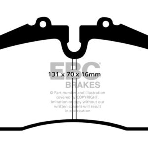 EBC Yellowstuff front brake pads for Audi Cabriolet