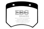 EBC Yellowstuff front brake pads for Opel Kikinda
