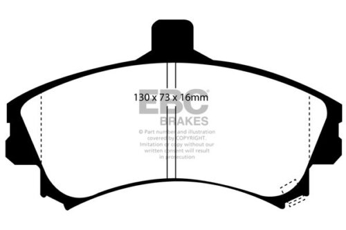 EBC Yellowstuff front brake pads for Volvo S40, Volvo V40