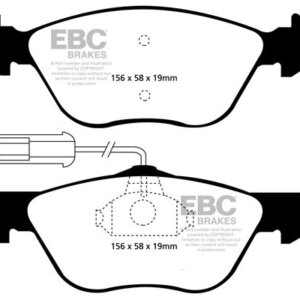 EBC Yellowstuff prednje kočione pločice za Alfa Romeo 156, FIAT Coupe