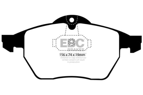 EBC Yellowstuff front brake pads for Opel Calibra, Opel Cavalier
