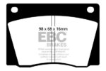 EBC Yellowstuff front brake pads for Volvo Amazon