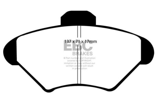 EBC Yellowstuff front brake pads for Ford Mustang