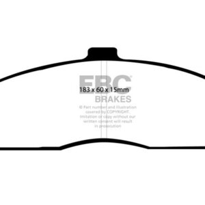 EBC Yellowstuff front brake pads for Chevrolet Corvette, Holden Monaro