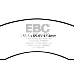EBC Yellowstuff front brake pads for Dodge Charger