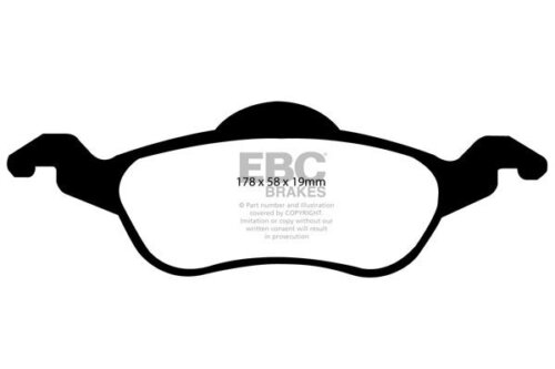 EBC Yellowstuff front brake pads for Ford Focus