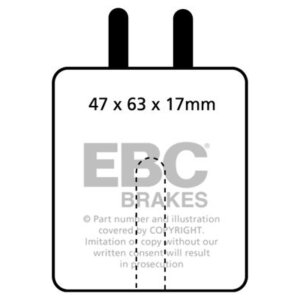 EBC Yellowstuff front brake pads for BMW 507
