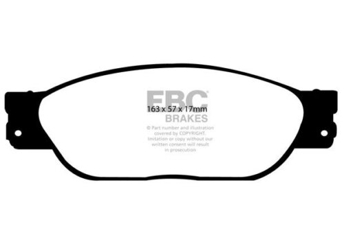 EBC Yellowstuff front brake pads for Jaguar S-Type