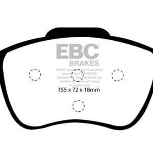 EBC Yellowstuff front brake pads for Volvo S60, Volvo S80