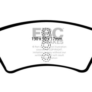 EBC Yellowstuff front brake pads for Peugeot 306, Peugeot 206