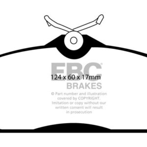 EBC Yellowstuff front brake pads for Nissan Almera, Nissan Primera