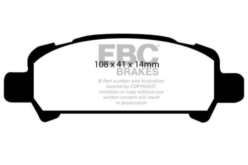 EBC Yellowstuff stražnje kočione pločice za Subaru Forester, Subaru Legacy