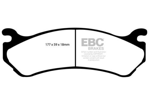 EBC Yellowstuff front brake pads for Cadillac Escalade, Chevrolet Avalanche