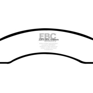 EBC Yellowstuff front brake pads for Dodge RAM