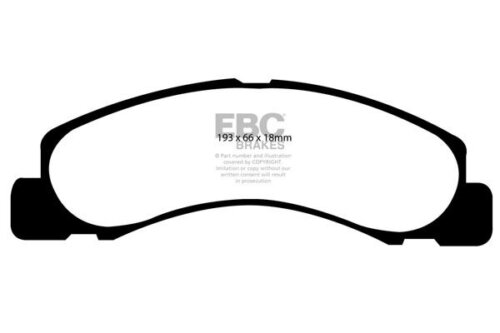 EBC Yellowstuff front brake pads for Ford Excursion