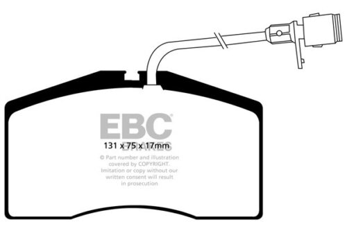 EBC Yellowstuff front brake pads for Audi A8