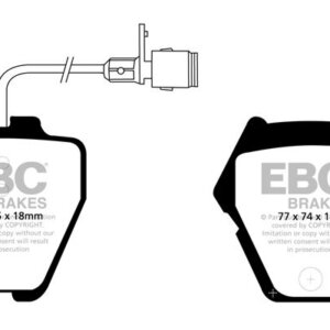 EBC Yellowstuff prednje kočione pločice za Audi A8, VW Passat