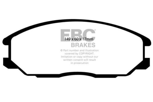 EBC Yellowstuff front brake pads for Hyundai Grandeur, Hyundai Santa FE