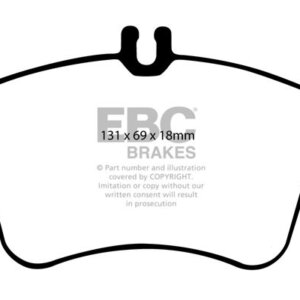 EBC Yellowstuff prednje kočione pločice za Mercedes-Benz CLC-Class, Mercedes-Benz C-Class