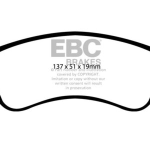 EBC Yellowstuff prednje kočione pločice za Peugeot 1007, Peugeot 2008