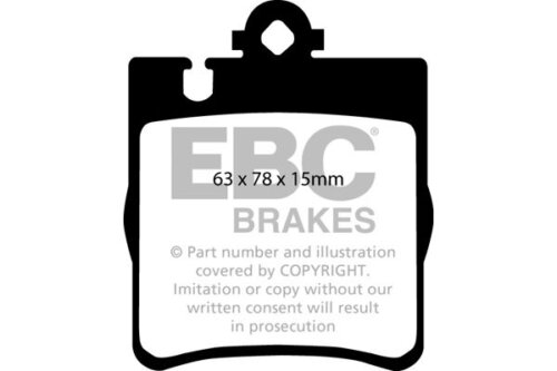 EBC Yellowstuff rear brake pads for Mercedes-Benz CLC-Class, Mercedes-Benz C-Class