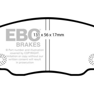 EBC Yellowstuff prednje kočione pločice za Mazda 6