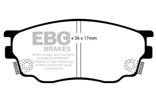 EBC Yellowstuff front brake pads for Mazda 6