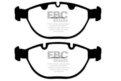 EBC Yellowstuff front brake pads for BMW X5