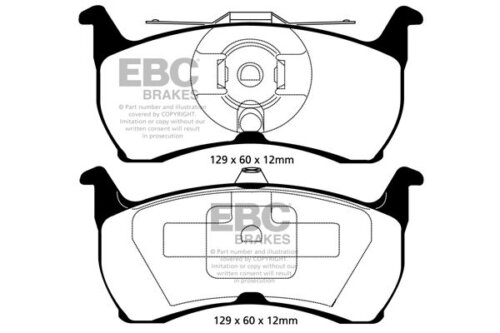 EBC Yellowstuff rear brake pads for Aston Martin Virage
