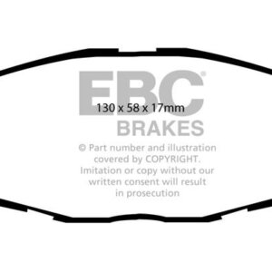 EBC Yellowstuff front brake pads for Kia Carens, Hyundai i30