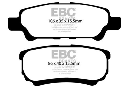 EBC Yellowstuff rear brake pads for Jeep Compass