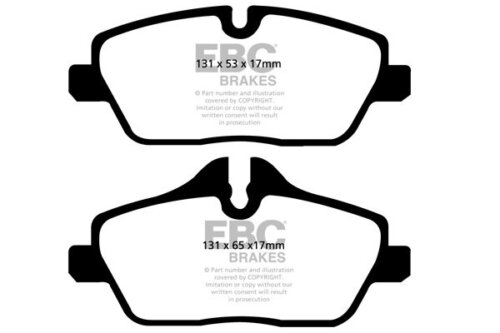 EBC Yellowstuff front brake pads for BMW 1, BMW M2